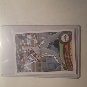 San Francisco giants trading card